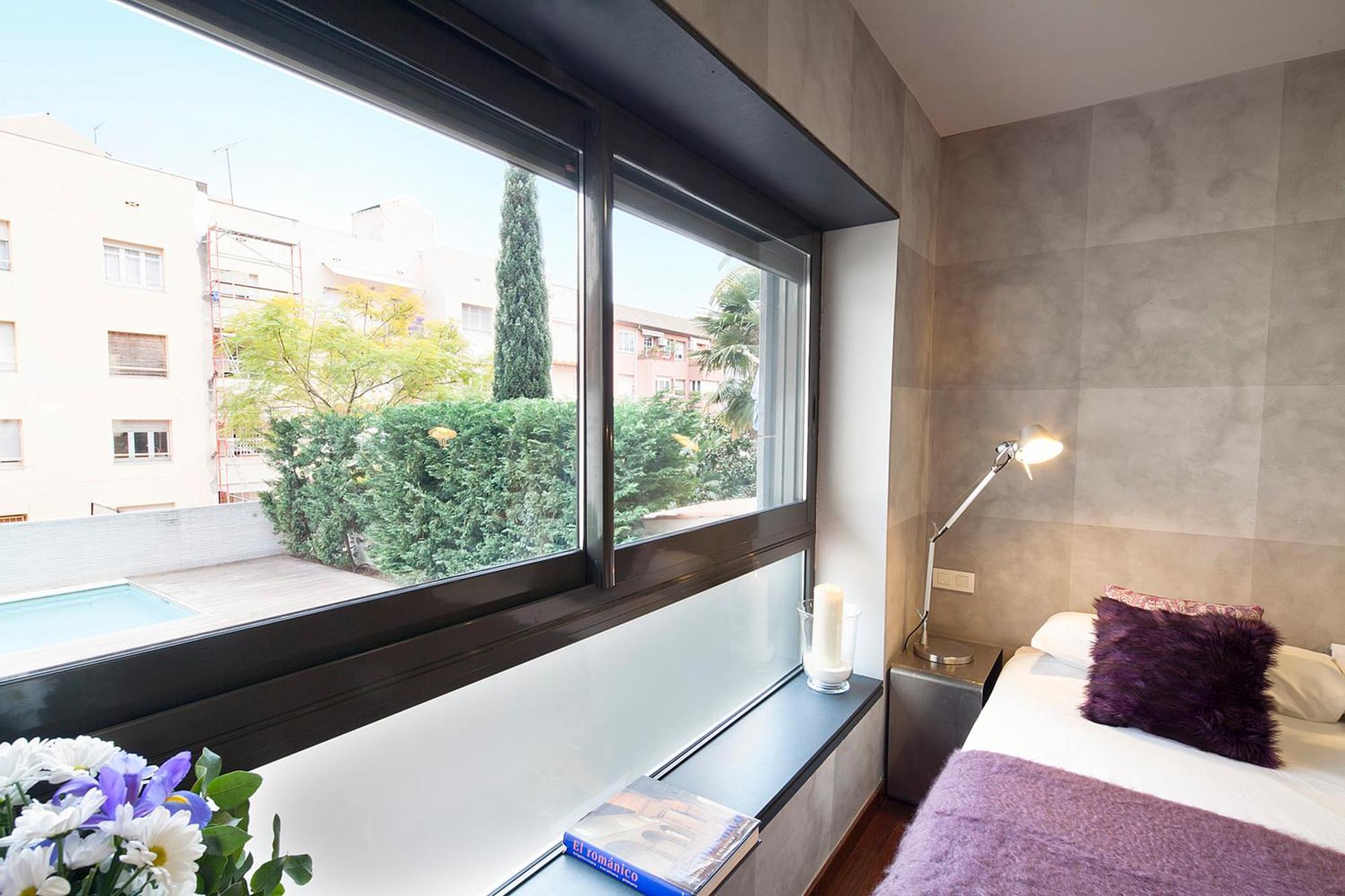 My Space Emirates - Splendid With Terrace And Pool Near Park Gueell Appartement Barcelone